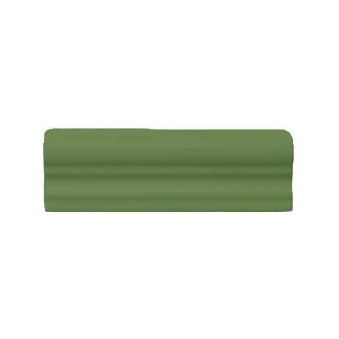 Retro Metro Savory Green Border (5cm x 15cm) Wall Tile