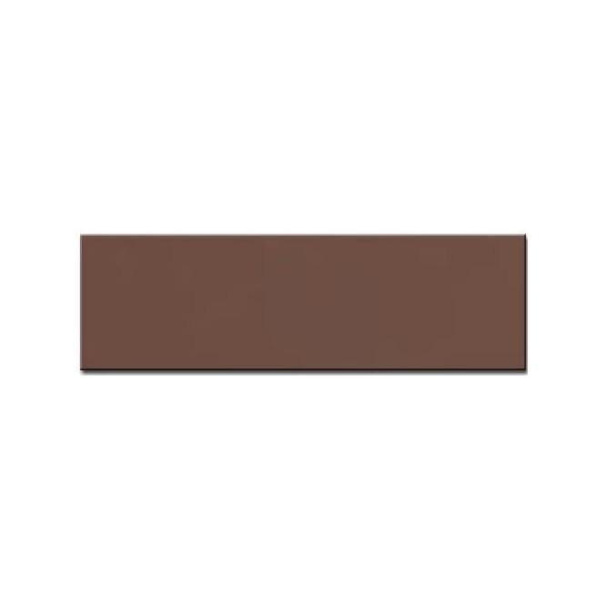Ribesalbes Ceramica Rhian Brown Gloss 10cm x 30cm Wall Tile