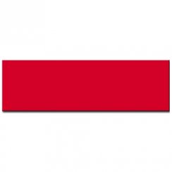 Rhian Red Gloss 10cm x 30cm Wall Tile 
