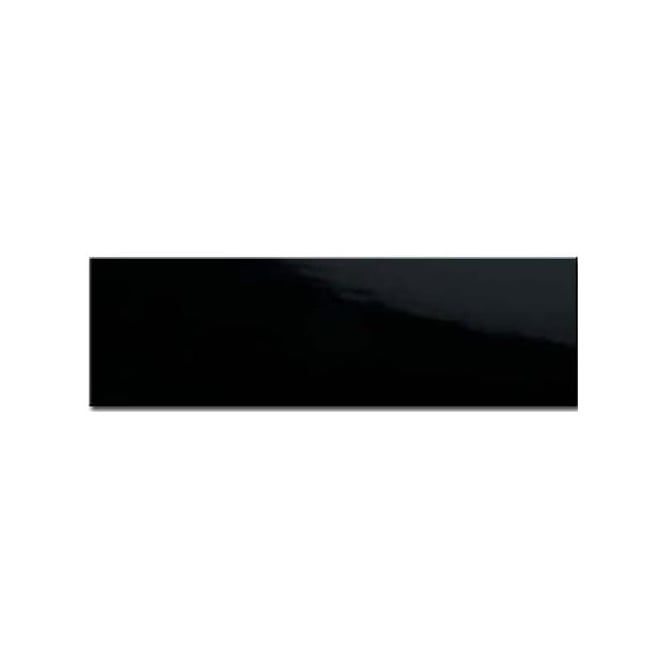 Ribesalbes Ceramica Rhian Negro Gloss 10cm x 30cm Wall Tile 