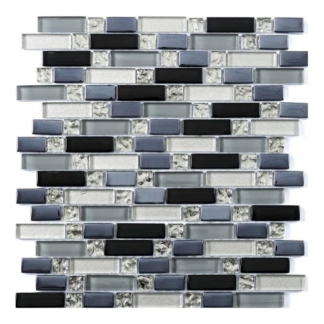 Ripple Random Glass 30cm x 30cm Mosaic 