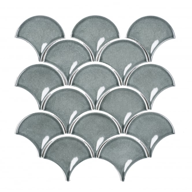 Shell Duck Egg Gloss 30.2cm x 31.5cm Wall Tile