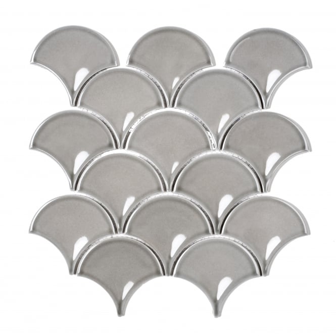 Shell Oatmeal Gloss 30.2cm x 31.5cm Wall Tile