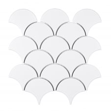 Shell White Matt 30.2cm x 31.5cm Wall Tile