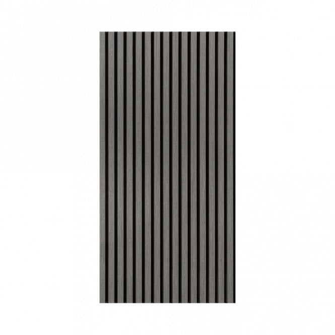 Silver Grey Acoustic Wood Panel 120cm x 60cm x 21mm
