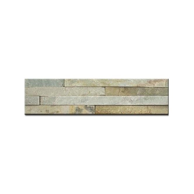 Split Face Indian Green 10cm x 40cm Wall Tile