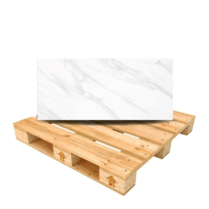 Tivoli Gloss White 30cm x 60cm Pallet Deal - (300 Tiles- 54.5m2- £12 per m2)