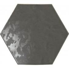 Vezelay Smoke Gloss 17.5cm × 20cm Wall Tile