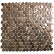 Victorian Penny Copper 29.5cm x 31.5cm Mosaic Tile