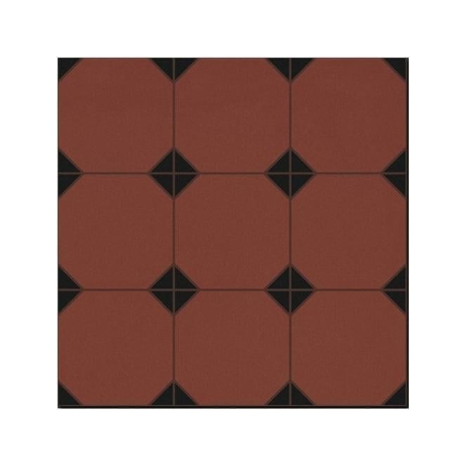 Vives Octagon Terracotta Internal Tile 31.6cm x 31.6cm
