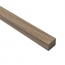 Walnut Acoustic Corner Line Wood Panel 2.6cm x 240cm x 21mm