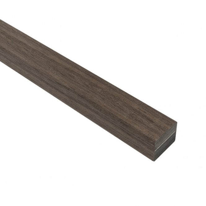 Walnut Brown Acoustic Corner Line Wood Panel 2.6cm x 240cm x 21mm