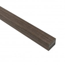 Walnut Brown Acoustic Corner Line Wood Panel 2.6cm x 240cm x 21mm