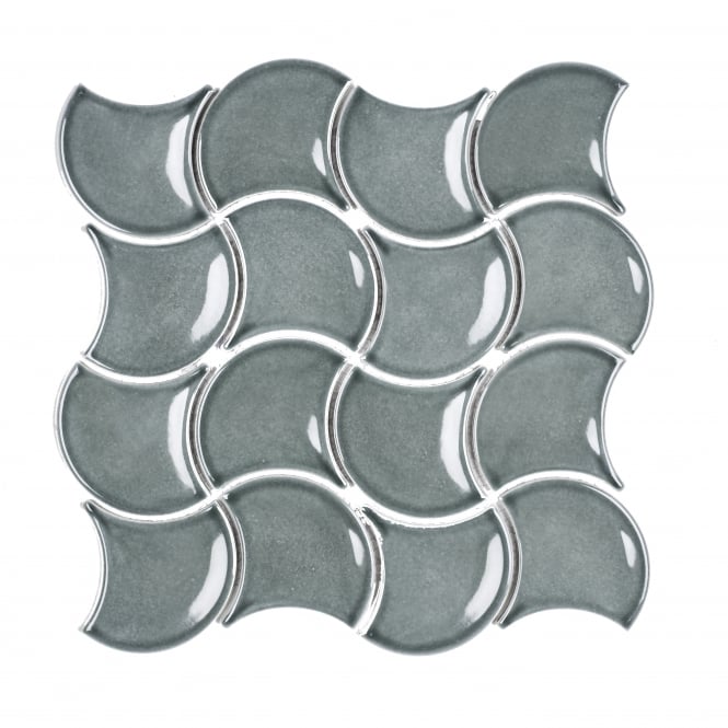 Wave Duck Egg Gloss 30.2cm x 31.5cm Wall Tile