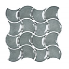 Wave Duck Egg Gloss 30.2cm x 31.5cm Wall Tile