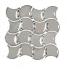 Wave Oatmeal Gloss 30.2cm x 31.5cm Wall Tile