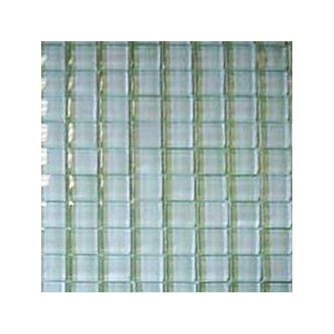White Glass Crystal Mosaic 30cm x 30cm Wall Tile